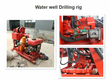 Mobile Water Well Drilling Rigs / GK-180 Rock Core Drilling Machine Color Customised