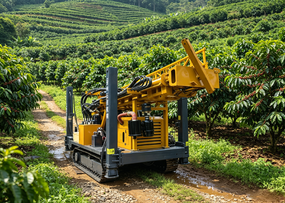 Yuchai 85KW Hydraulic Borehole Drilling Machine for Arid regions