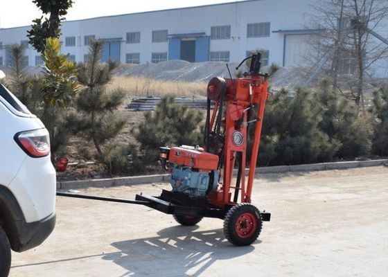 Small Hydraulic Customized 50meters Portable Well Drilling Rig
