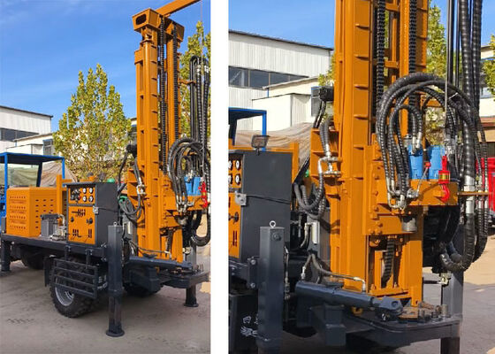 High Power 65KW Water Well Drill Rig For Rock Strata Drilling
