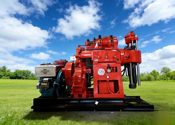 Tracked Chassis Diamond Core Drilling Machine With Bw160 Mud Pumb