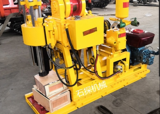 22 HP Motor Diesel Potente GK 200 Portátil Rig de perfuração de poços de água para negócios