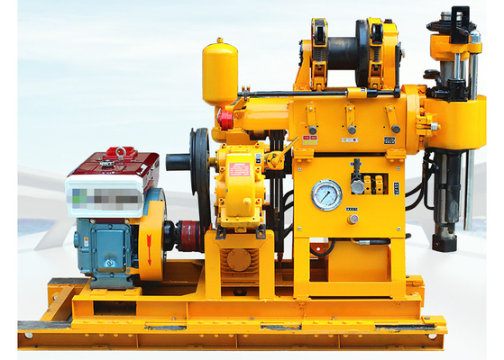 Perfuração de poço de água portátil XY-1 para irrigação 100 metros de profundidade com motor a diesel