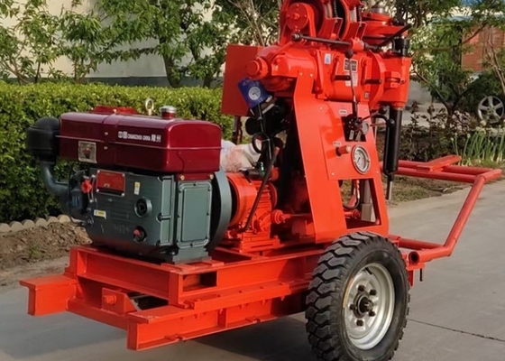 Bomba de água hidráulica pequena Spt da máquina de perfuração do teste do solo de 75mm