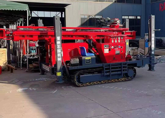 Diesel - sopro de pedra posto de 180M Water Well Drilling Rig Industrial Deep Borehole Rock