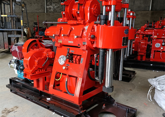 broca de núcleo Rig Diesel Engine Engineering Exploration de 200m para recolher as amostras GK 200