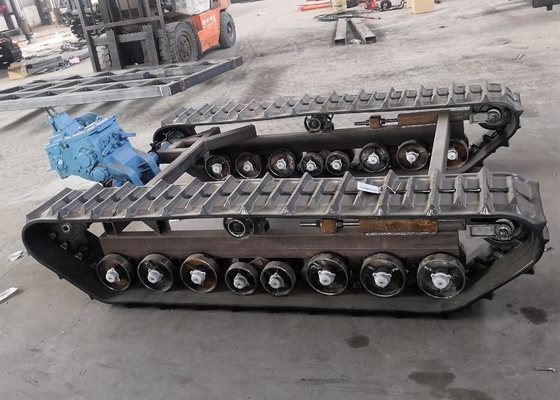 Estrutura de borracha personalizada da trilha da esteira rolante para a perfuração que fura Rig Machines