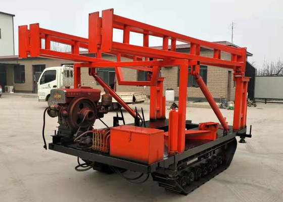 Rodas de borracha OEM Torre dobrável de rastreamento de trilhos com motor a diesel