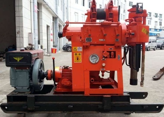 XY-1A 150 metros de profundidade Crawler máquina de perfuração geológica para perfuração de exploração