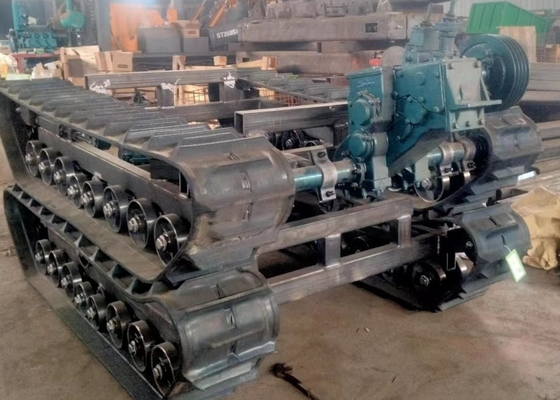 OEM Steel Crawler Track Undercarriage para nova plataforma de perfuração Capacidades de carga diferentes