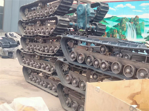 Estrutura de borracha da trilha da esteira rolante da construção de grande resistência para o transporte