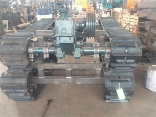 OEM que fura a estrutura de Rig Customized Steel Crawler Track com motor diesel