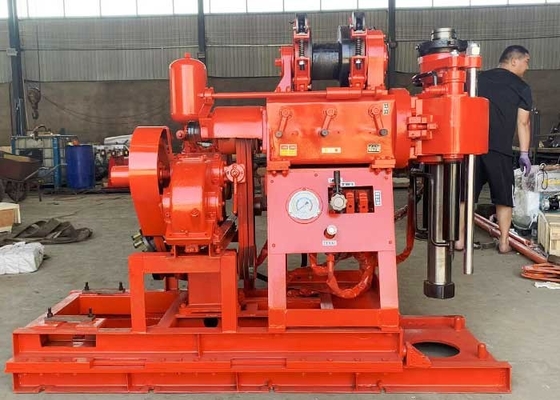 Equipamento hidráulico de perfuração de buracos de profundidade de 130 m ângulo de perfuração de 75-90°
