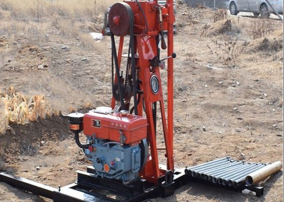 7.5kw velocidade de furo de Rig Rotary Portable Borehole 0-50m/H da perfuração da exploração do St 50
