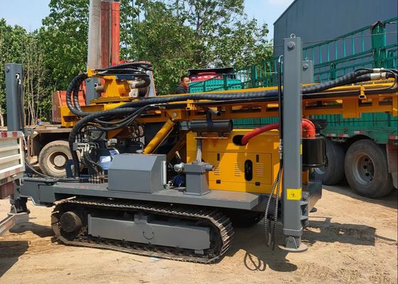 Perfuração pneumática Rig Machine da rocha do poço de água 450 da profundidade 30 do Mt medidores de força de levantamento