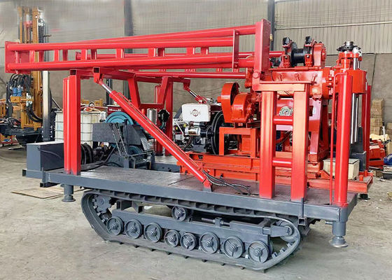 Máquina de perfuração de amostras de solo com motor a diesel / máquina de perfuração de engenharia 600 kg