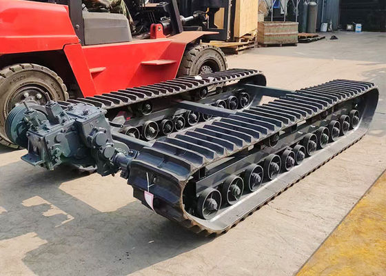20 MT Capacidade Chassis de borracha de cruzamento com motor diesel para máquinas industriais