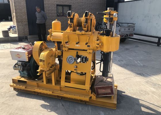 Máquina de perfuração geológica a 200 m de profundidade para investigação de engenharia e recolha de amostras