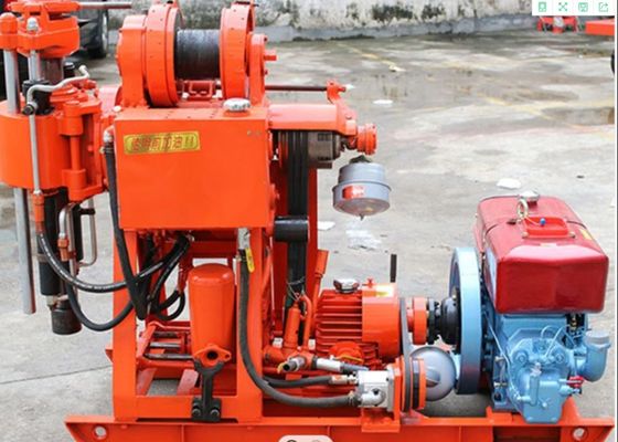 Máquina de perfuração geológica durável, perfuração hidráulica de rastreador com profundidade de 100 metros