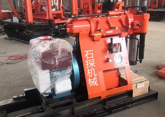 Engenharia de Exploração Core Sample Drill Rig 18 HP Motor Diesel Com 42 mm Rod de perfuração
