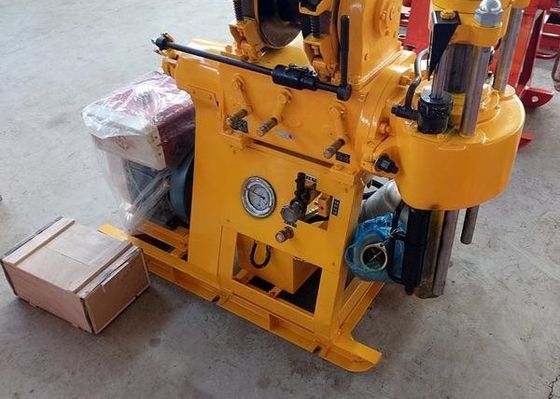 XY-1A Core Drill Rig Portátil 150 metros Profundidade Engenharia Construção Para Exploração