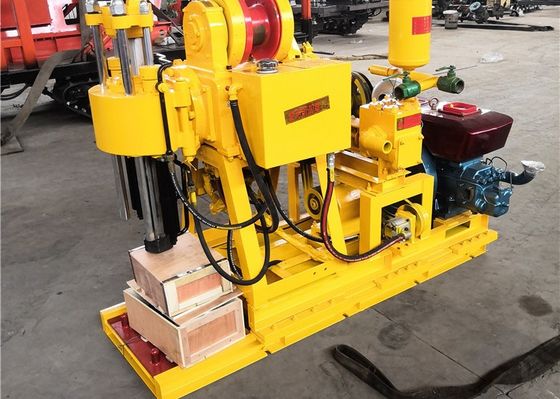 Máquina de perfuração geológica de diesel pessoal de 100 mm 100m Profundidade Vibrante Amarelo/Vermelho/Azul