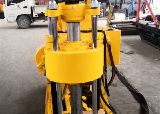 Estação de perfuração geotécnica amarelo de 100 m de profundidade com bomba BW160 de 42 mm