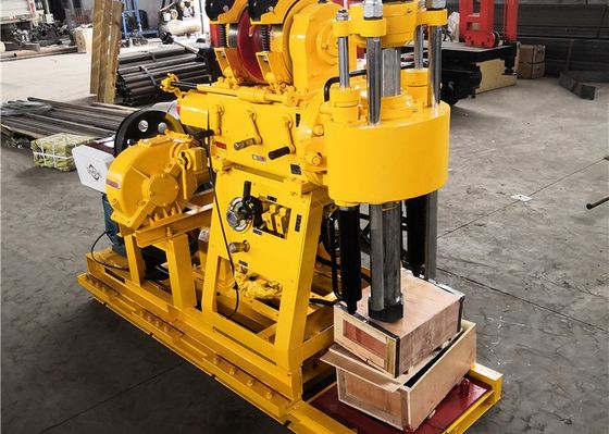 Amarelo/vermelho/azul 42mm Rod de perfuração plataforma geológica com bomba de água própria máquina XY-1