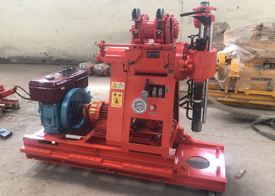 50-100 equipamento de broca diesel da mineração do medidor, máquina de perfuração portátil do núcleo