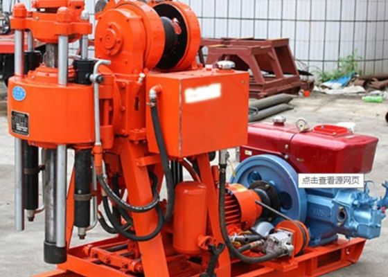 180m Portátil Hidráulico Crawler montado Rig de perfuração para perfuração de água ou coleta de amostras de exploração
