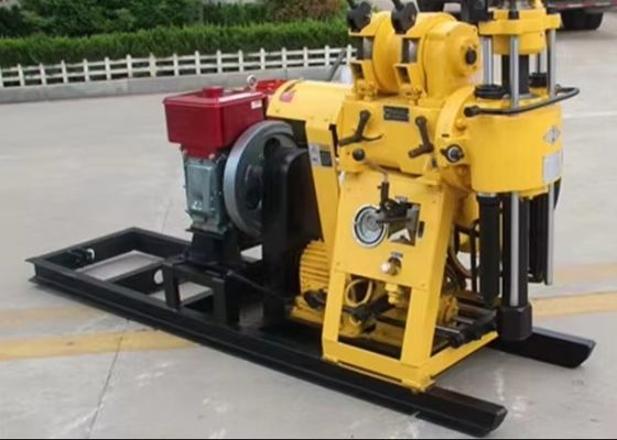 Máquina de perfuração de teste de solo de 100 m Máquina de perfuração geotécnica com bomba de lama