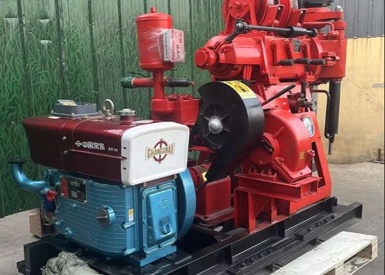 Máquina de perfuração de poços de 300 mm de diâmetro para mineração e água com 200 m de profundidade