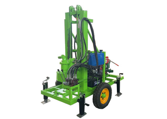 Pequena máquina de perfuração de água com motor hidráulico