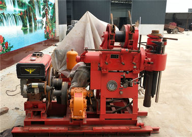 máquina do equipamento de perfuração do poço de água da profundidade de 180m, equipamento de perfuração hidráulico 220V/380V do núcleo