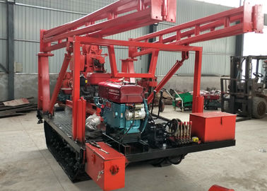 Da profundidade hidráulica do equipamento de perfuração da esteira rolante da eficiência elevada equipamento de perfuração pequeno do poço de água/100m