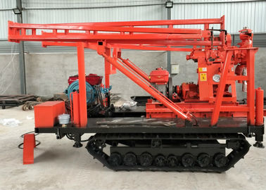 Equipamento de perfuração hidráulico móvel da esteira rolante, operação fácil montada sobre trilhos do equipamento de broca