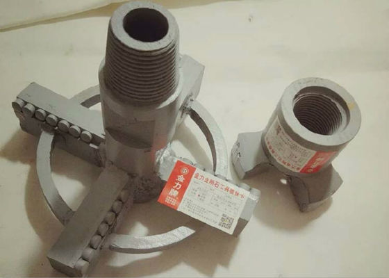 Bocados de broca do poço de água do aço carbono/3 bocados de broca das asas PDC para a mineração subterrânea