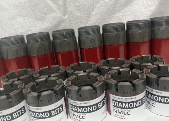 Engenharia de Exploração Perforação de núcleo de diamante Bits de perfuração 60mm 75mm