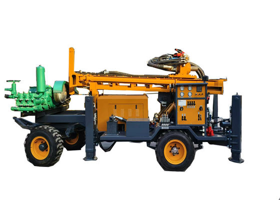 Rig de perfuração de água e gás de dupla finalidade equipada com pneus / trilhos