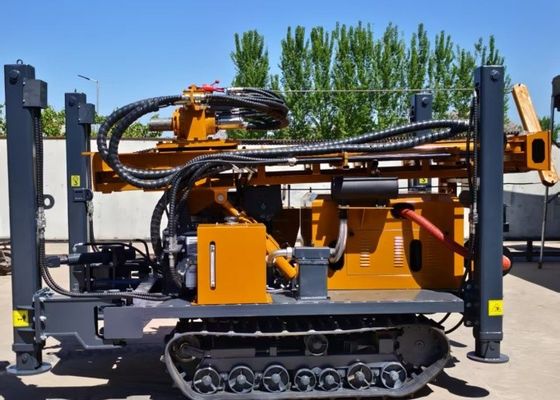 Estação de perfuração pneumática profunda de motor diesel com bomba de lama BW250