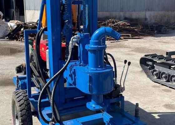 Equipamento de perfuração de poços de água de 180 metros Rodas montadas Leve