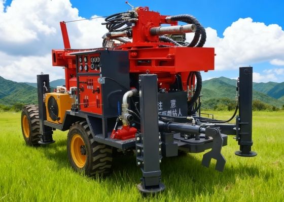 Alta velocidade 160 medidores de equipamento pesado da perfuração da profundidade com motor diesel