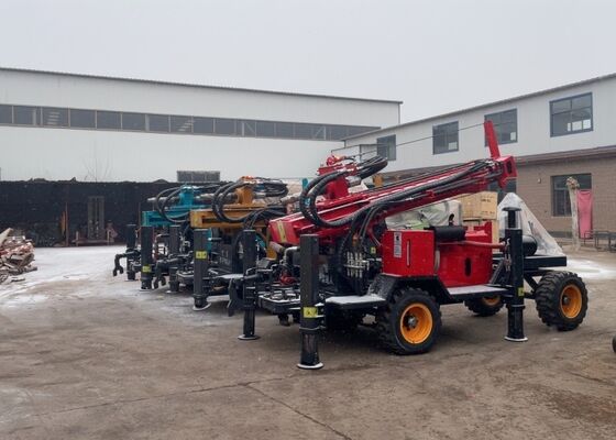 Máquina de perfuração de rocha subterrânea de poço de água 200 metros de profundidade Aplicação industrial