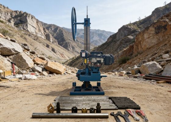 Máquina de perfuração de solo portátil de engenharia de 20 metros para coleta de amostras