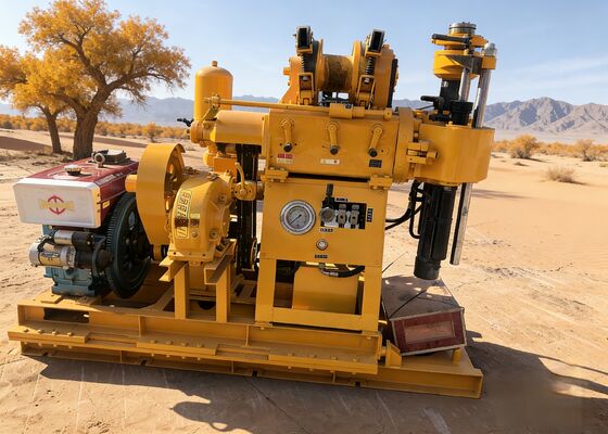 GK200/XY-200 Equipamentos Móveis para Perfuração de Poços de Água Fácil de Operar