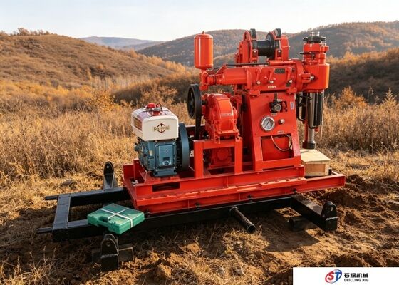 Equipamento posto diesel durável da máquina de perfuração XY1A do poço apropriado para a coleção profunda da amostra da terra