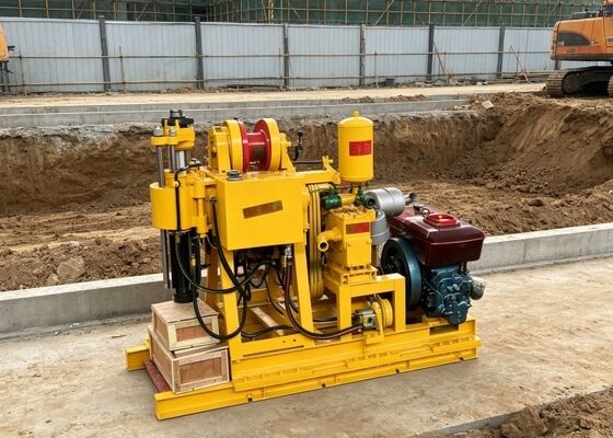 22 HP Máquina de perfuração a diesel Ideal para testes de solo e investigação de fundações