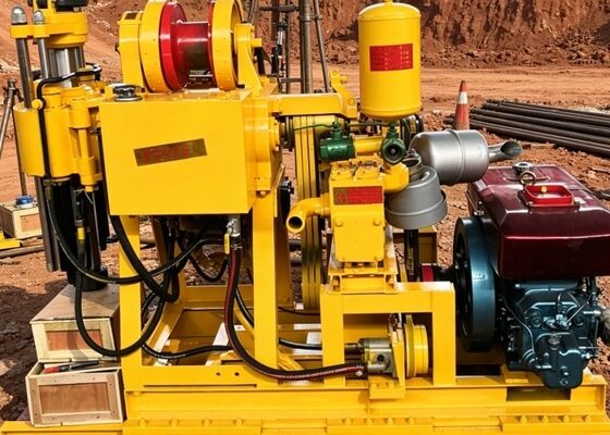 Máquinas de perfuração de 200 metros de profundidade com diâmetro de furo de 300 mm para todas as camadas