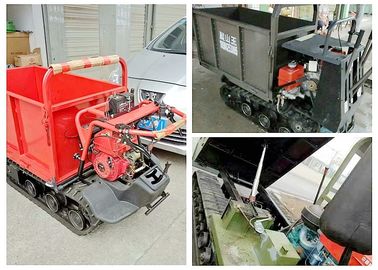 Capacidade de carga hidráulica do transportador 500KG-10ton da trilha do trabalho da exploração agrícola da elevada precisão