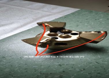 asa da perfuração três do bocado de arrasto da rocha do carboneto de 94mm Pdc Convave